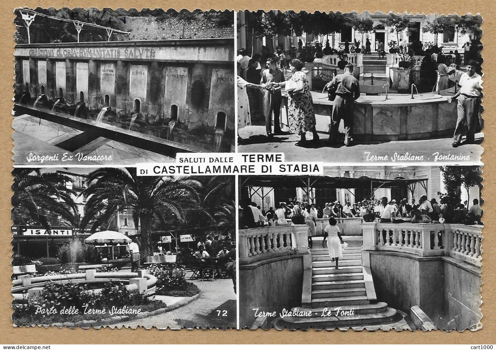 CASTELLAMMARE DI STABIA TERME VG. 1964 NAPOLI N°G844 - Castellammare Di Stabia