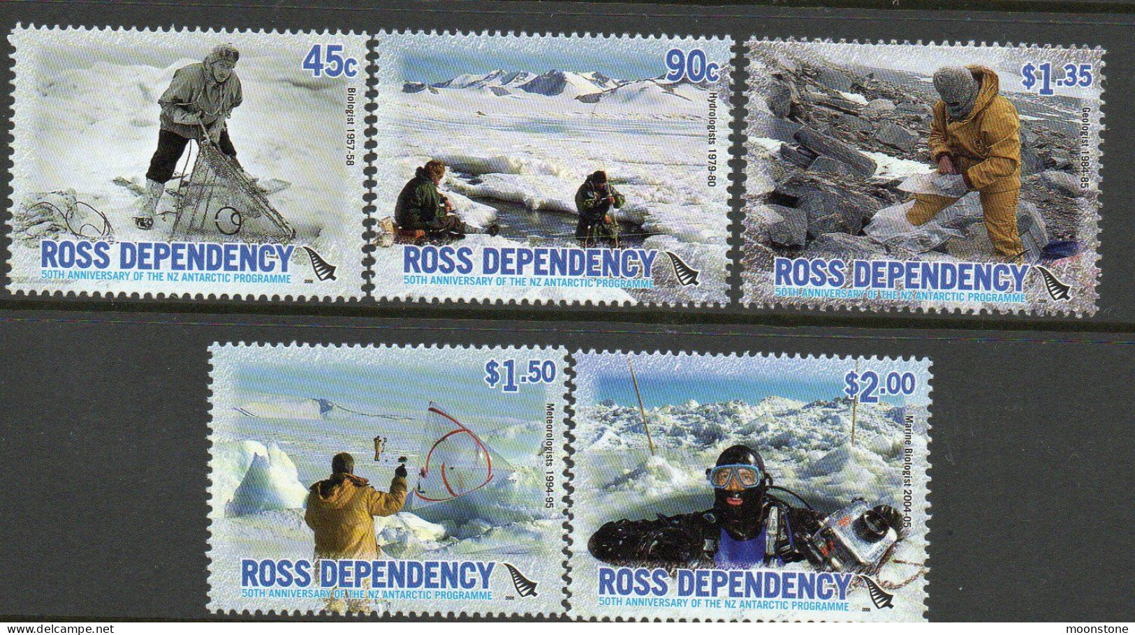 New Zealand Ross Dependency 2006 50th Anniversary Of NZ Programme Set Of 5, MNH, SG 99/103 - Unused Stamps