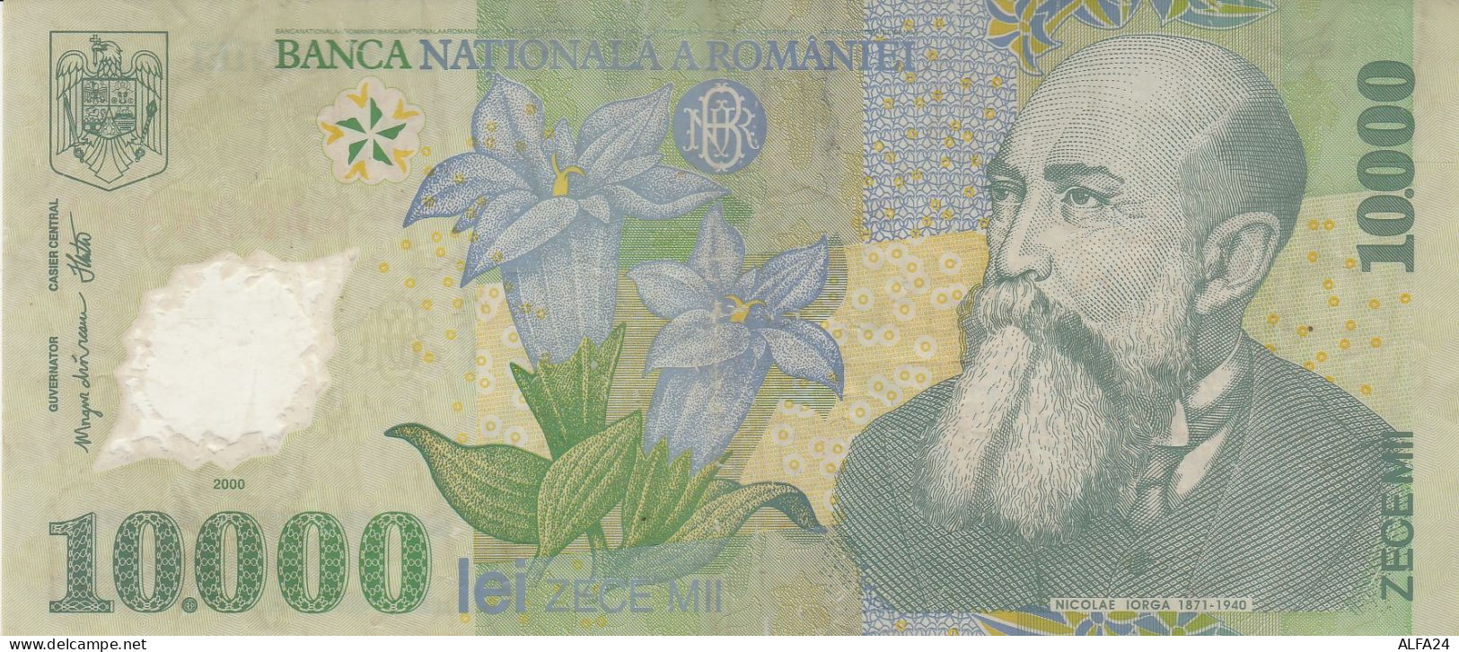 BANCONOTA ROMANIA 10000 VF (RY5007 - Roumanie