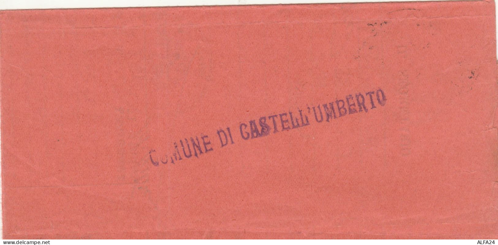 LETTERA 1944 C.25 ALLIED MILITARY POSTAGE TIMBRO CASTELL'UMBERTO  (RY3872 - Ocu. Anglo-Americana: Sicilia