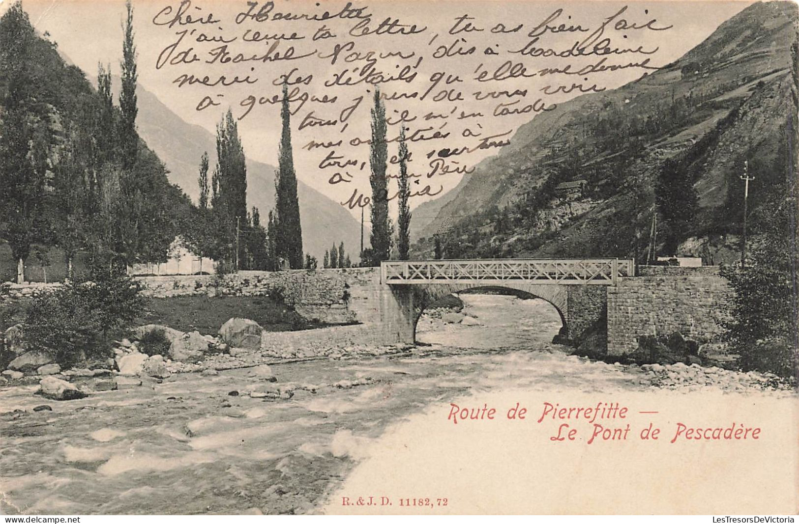 FRANCE - Pierrefitte - Route De Pierrefitte - Le Pont De Pescadère - Carte Postale Ancienne - Pierrefitte Sur Seine