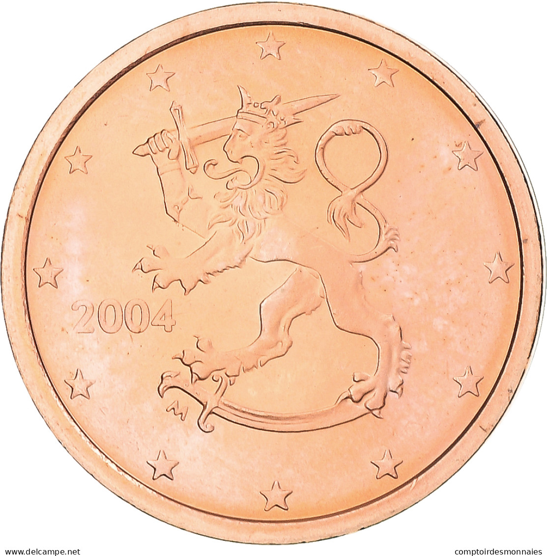 Finlande, 2 Euro Cent, 2004, SPL+, Cuivre Plaqué Acier, KM:99 - Finland