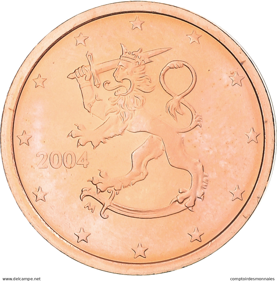 Finlande, 2 Euro Cent, 2004, SPL+, Cuivre Plaqué Acier, KM:99 - Finlande