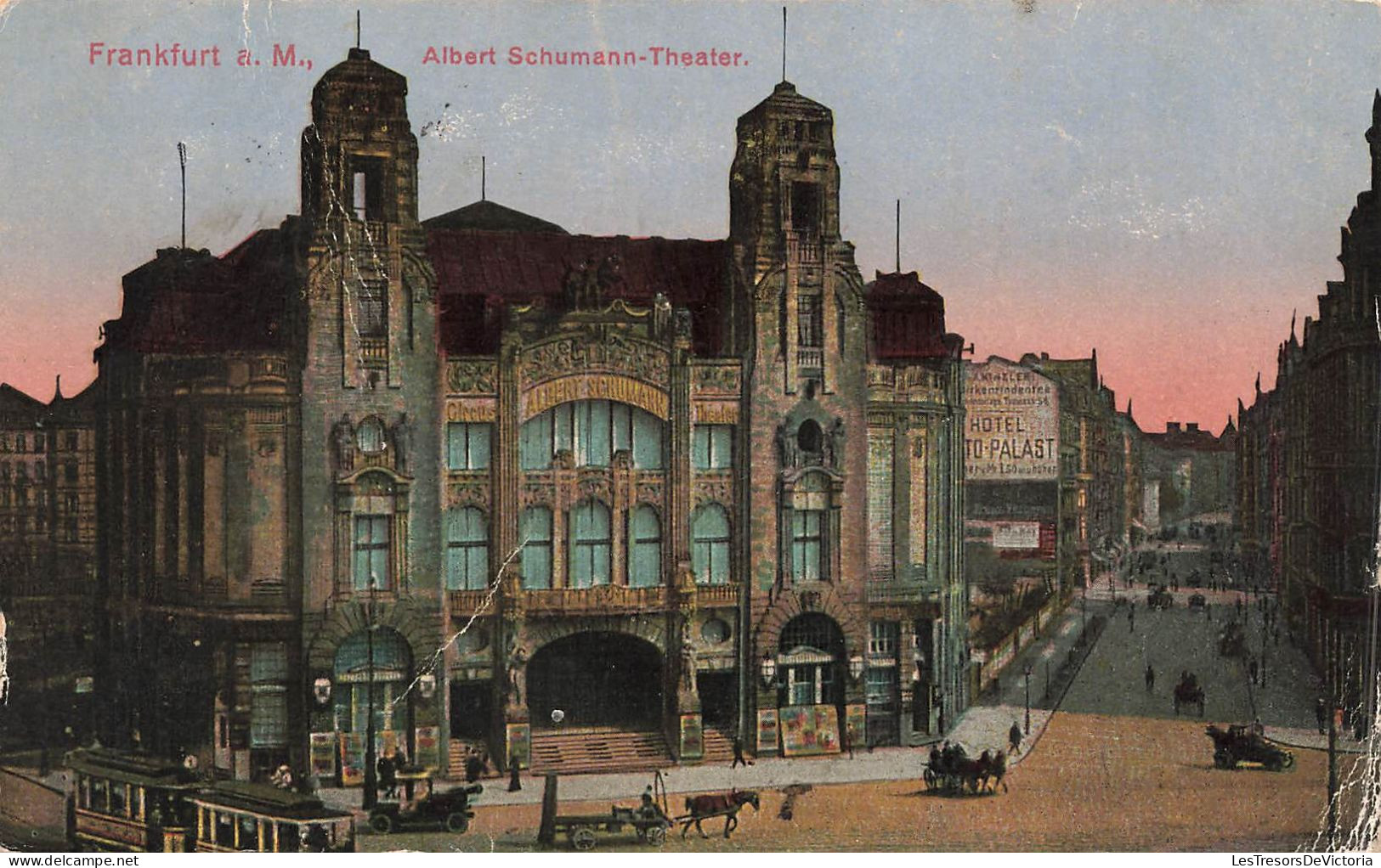 ALLEMAGNE - Frankfurt - Théâtre Albert Schumann - Carte Postale Ancienne - Frankfurt A. D. Oder