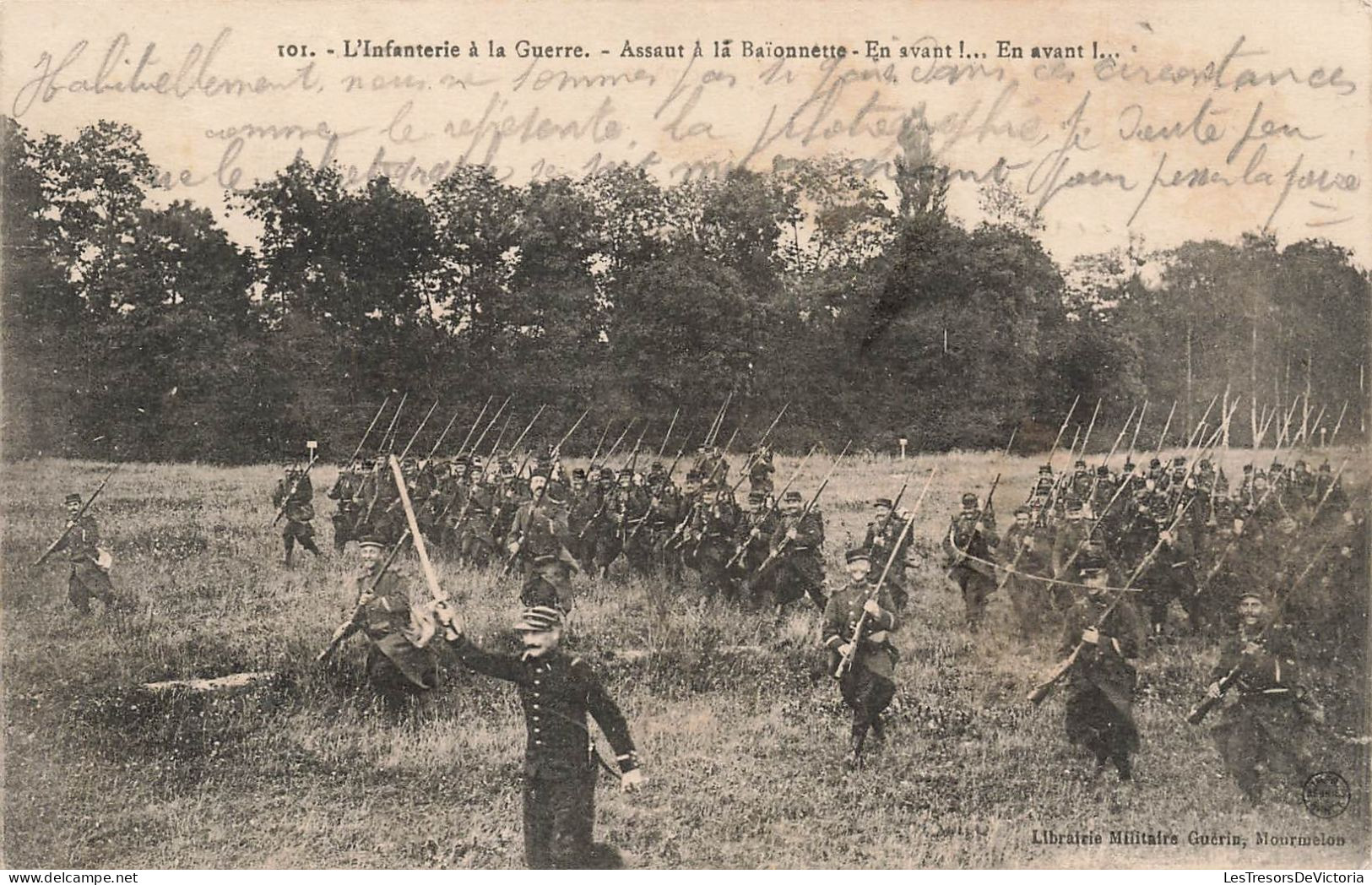 MILITARIA - L'infanterie à La Guerre - Assaut à La Baïonnette - Carte Postale Ancienne - Other Wars