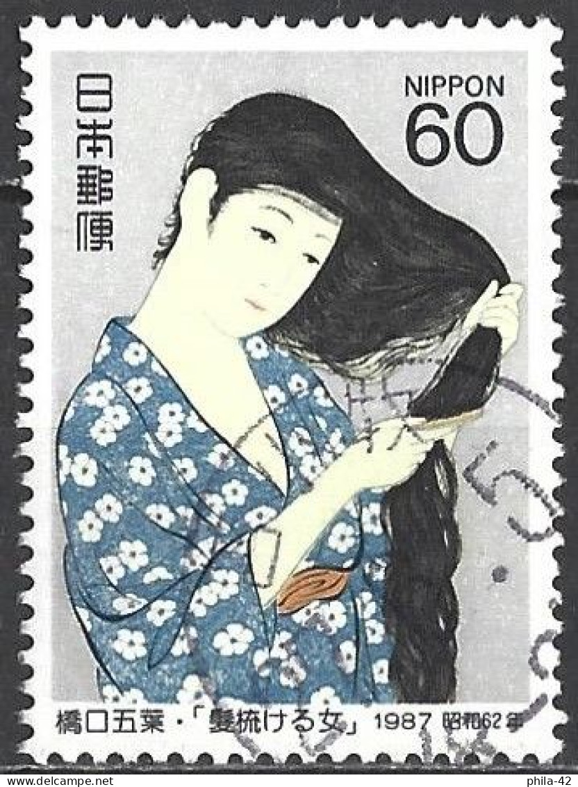 Japan 1987 - Mi 1734 - YT 1630 ( Painting By Goyo Hashiguchi ) - Used Stamps