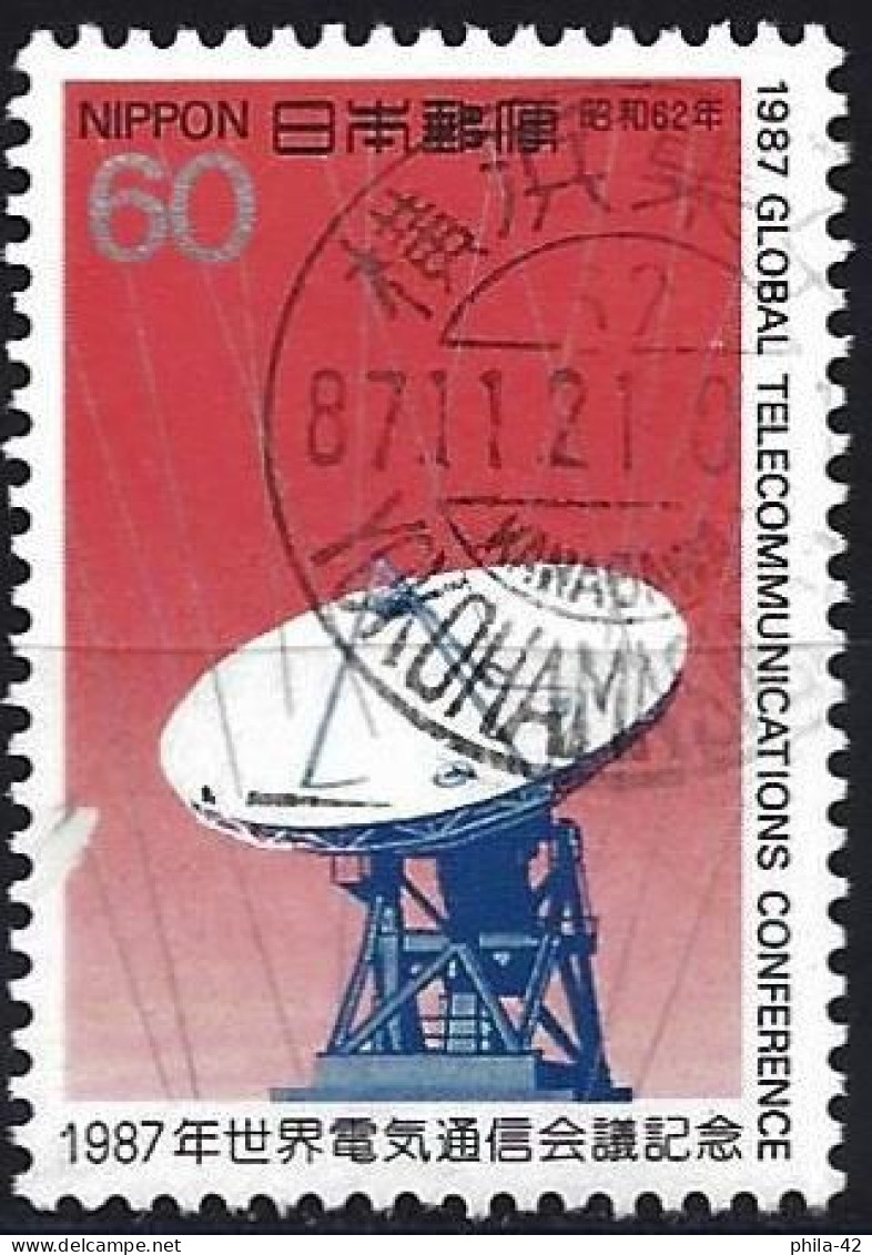 Japan 1987 - Mi 1760 - YT 1656 ( Space Telecommunications ) - Usati