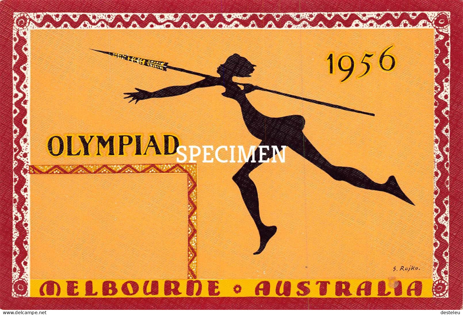 1956 Olympiad Melbourne - Australia - Melbourne