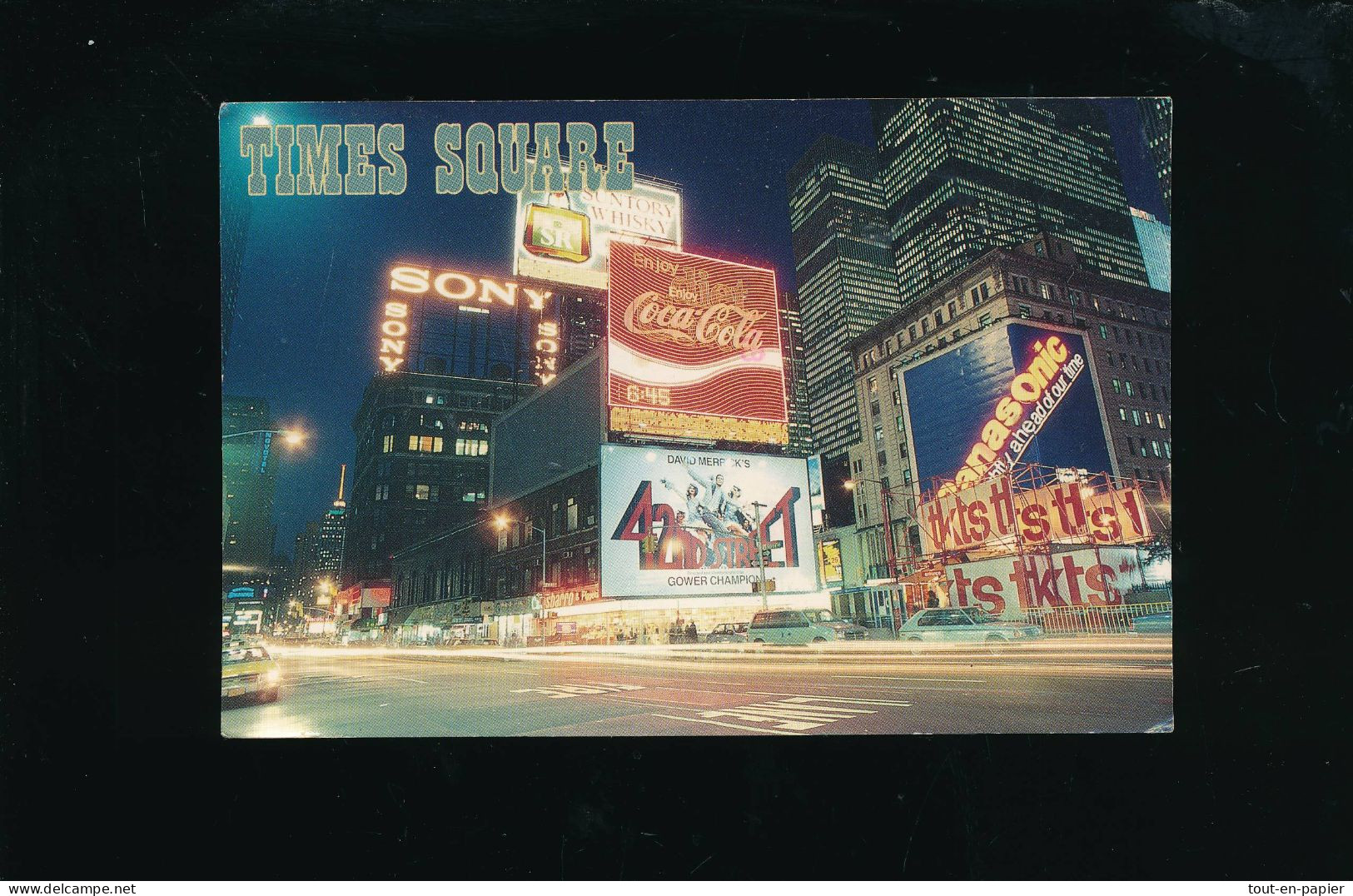 CPSM - US.- NEW YORK CITY. TIMES SQUARE Coca Cola Publicités - Time Square