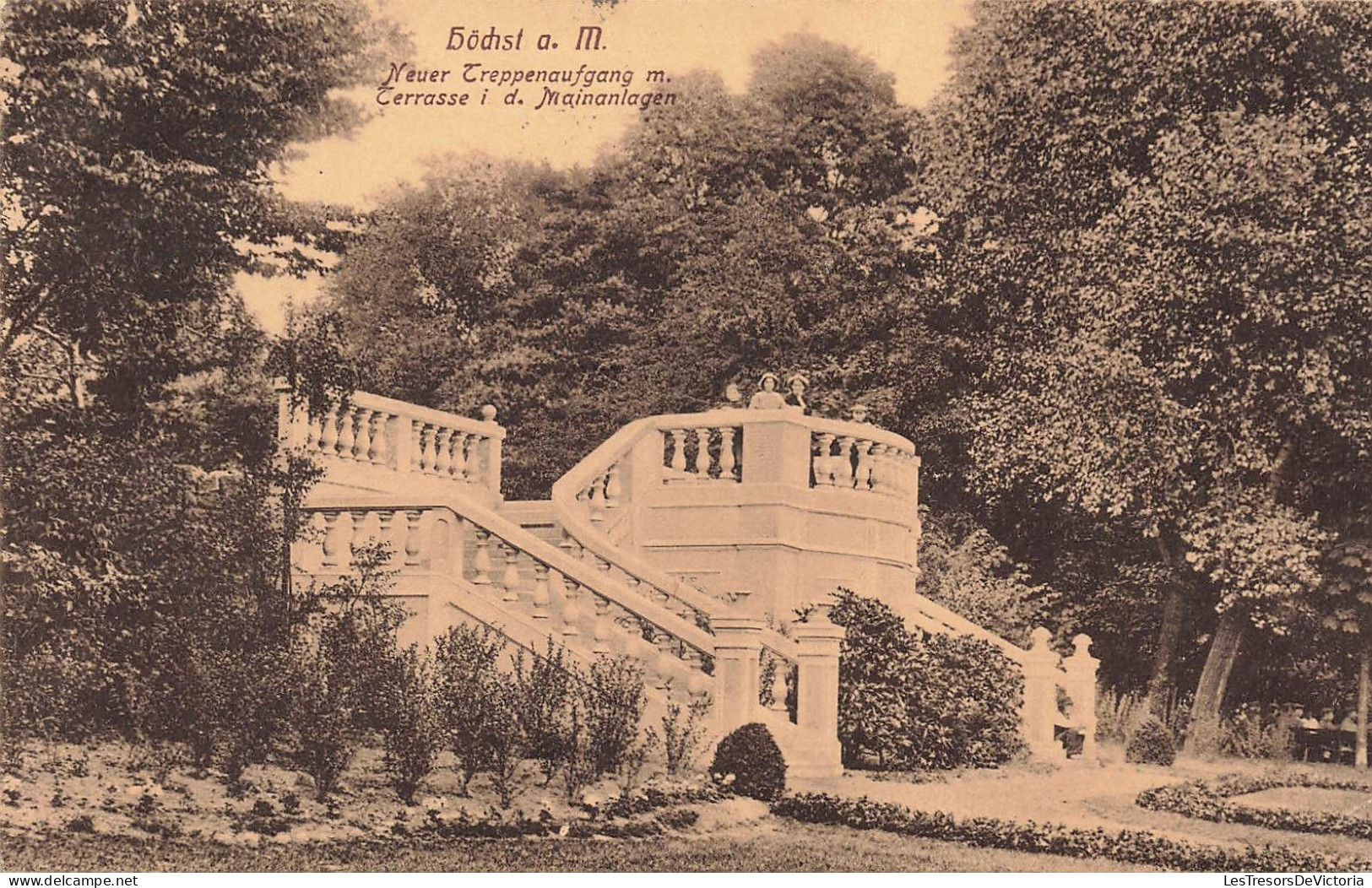 ALLEMAGNE - Höchst - Nouvel Escalier - Terrasse - Carte Postale Ancienne - Frankfurt A. D. Oder