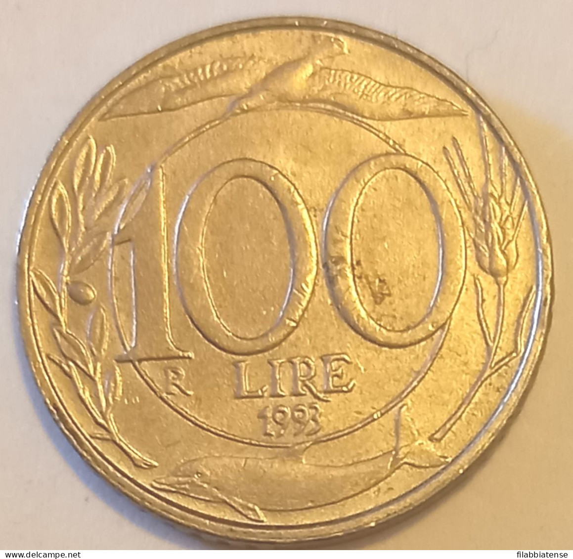 1993 - Italia 100 Lire   ------ - 100 Lire