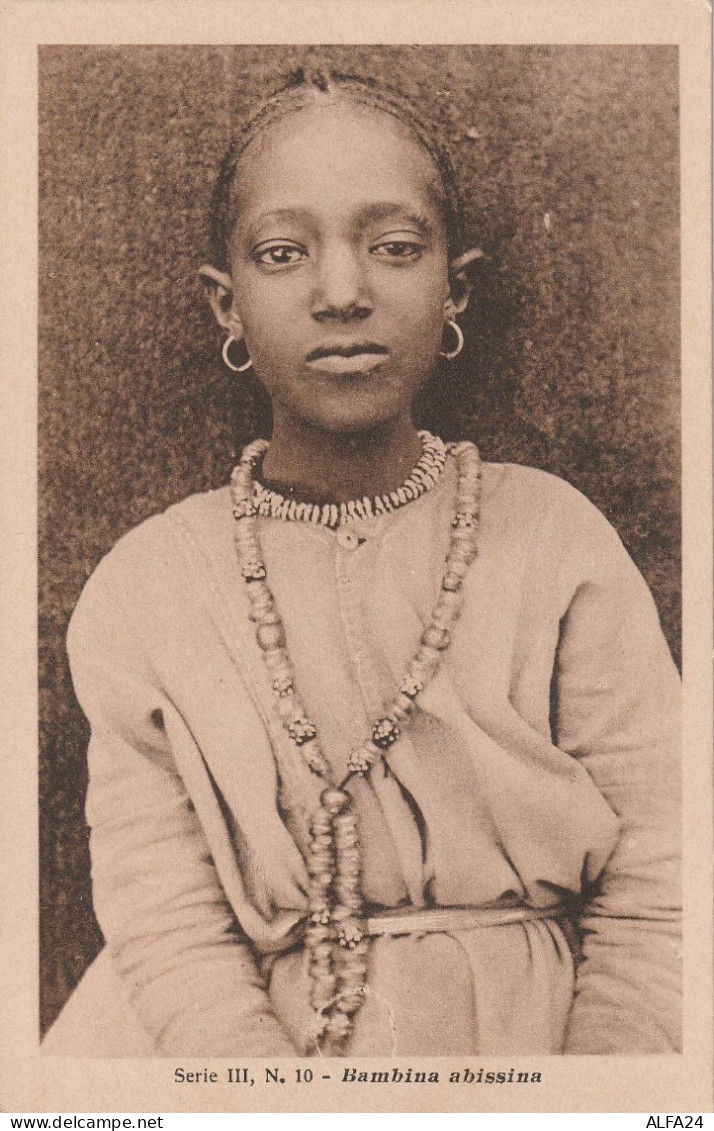 CARTOLINA BAMBINA ABISSINA ETIOPIA (RY7100 - Ethiopie