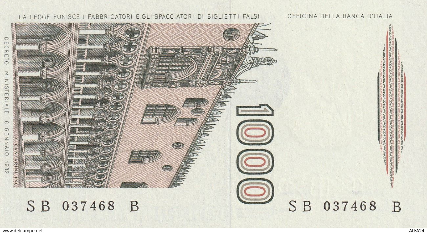 BANCONOTA ITALIA LIRE 1000 MARCO POLO UNC (RY7505 - 1000 Liras