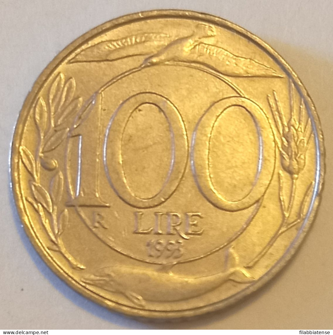 1993 - Italia 100 Lire   ------ - 100 Lire