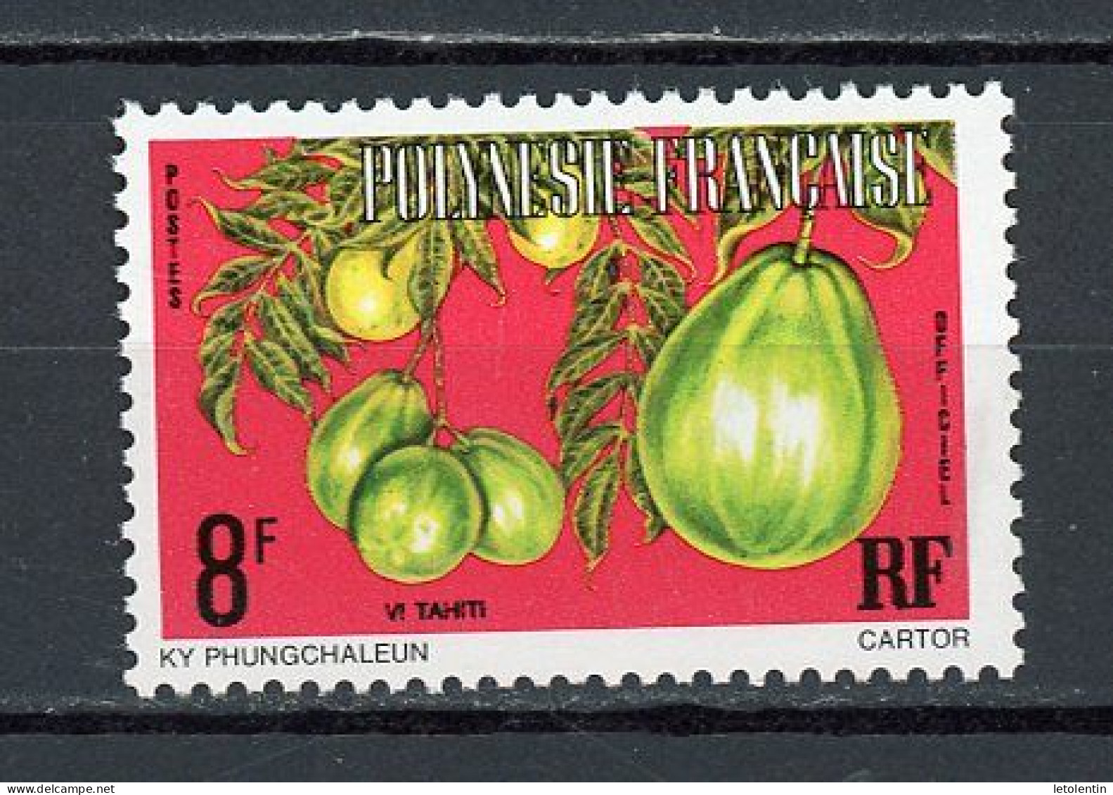 POLYNÉSIE - SERVICE - FRUITS    N° Yt  6A ** - Dienstzegels