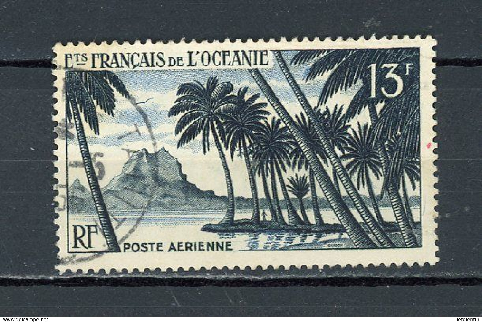 ETABLISSEMENT FRANÇAIS D'OCEANIE : POSTE AÉRIENNE N° Yvert 32 Obli. - Airmail