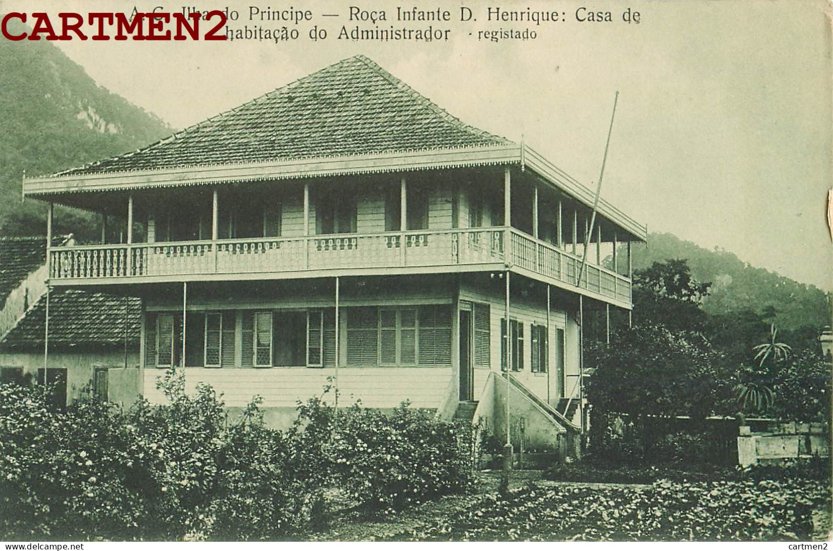 SAO TOME ILHA DO PRINCIPE ROCA INFANTE D. HENRIQUE CASA DE HABITACAO DO ADMINISTRATOR AFRICA PORTUGAL AFRIQUE - São Tomé Und Príncipe