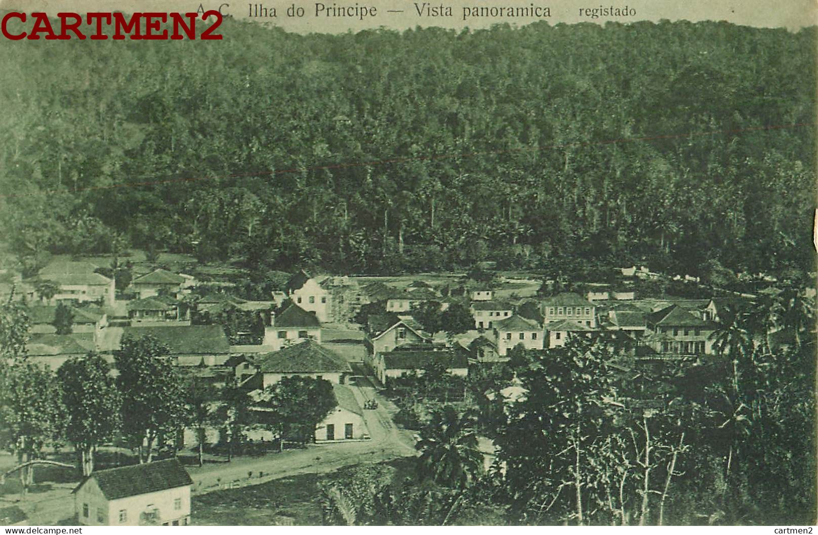 SAO TOME ILHA DO PRINCIPE VISTA PANORAMICA REGISTADO AFRICA PORTUGAL AFRIQUE - Sao Tome And Principe