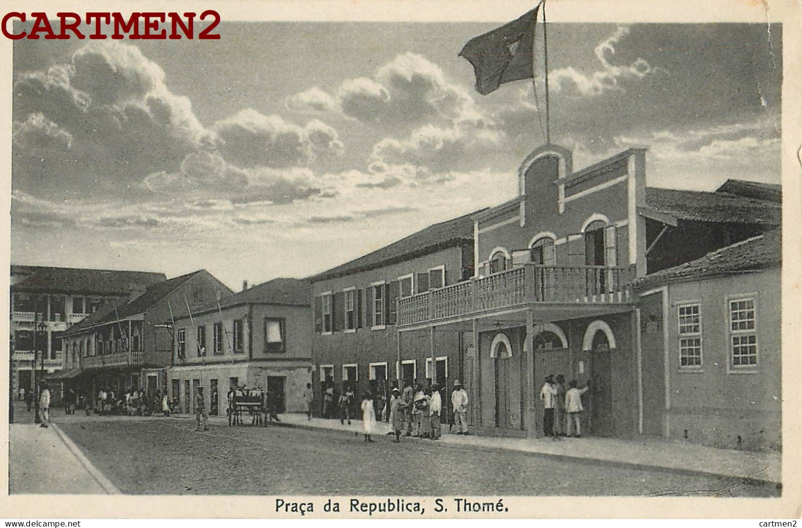 SAO TOME ET PRINCIPE PRACA DA REPUBLICA SAO THOME AFRICA PORTUGAL AFRIQUE - Sao Tome And Principe