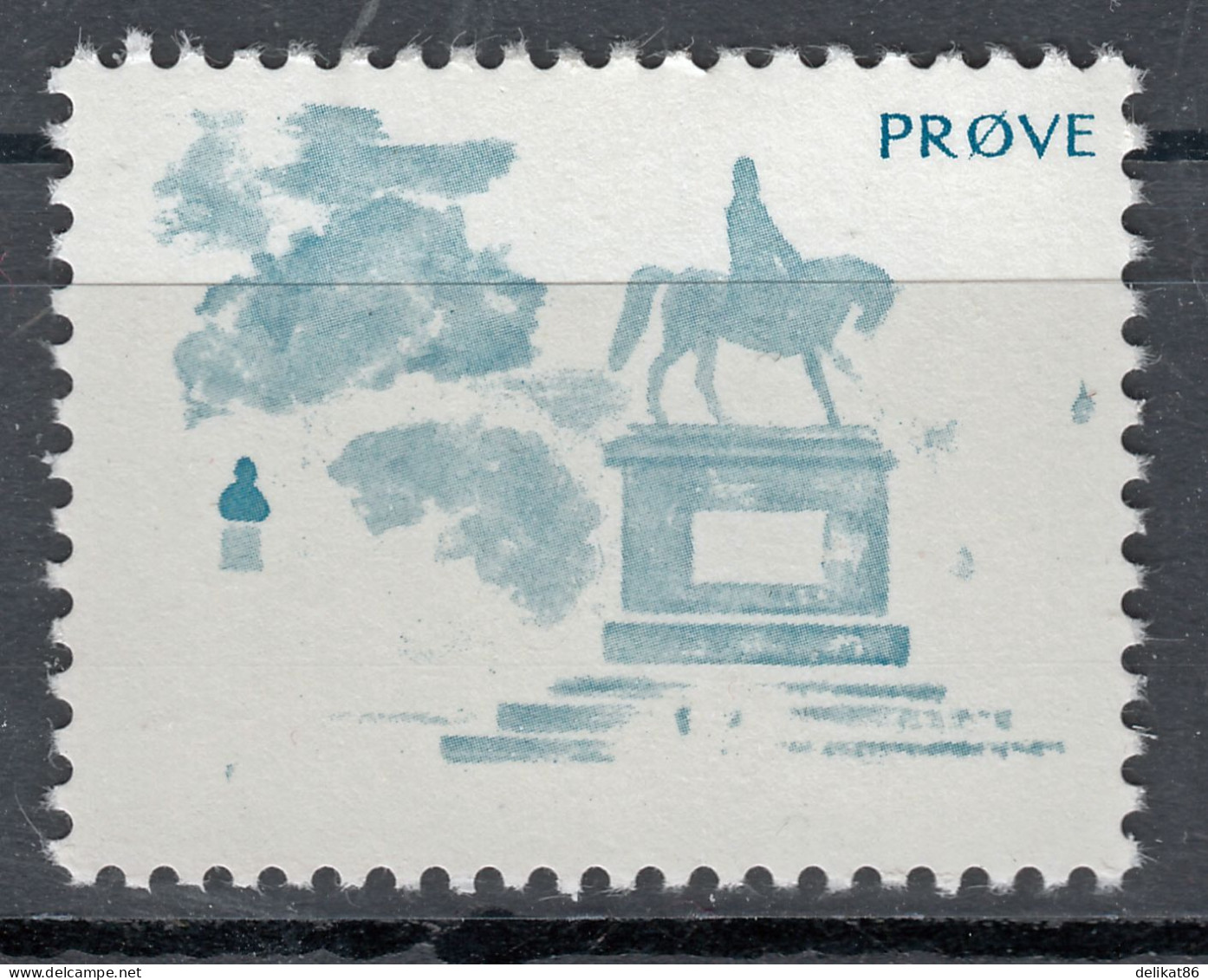 Test Stamp, Specimen, Prove, Probedruck, Reiterstandbild, Slania 1980 - 1985 - Probe- Und Nachdrucke