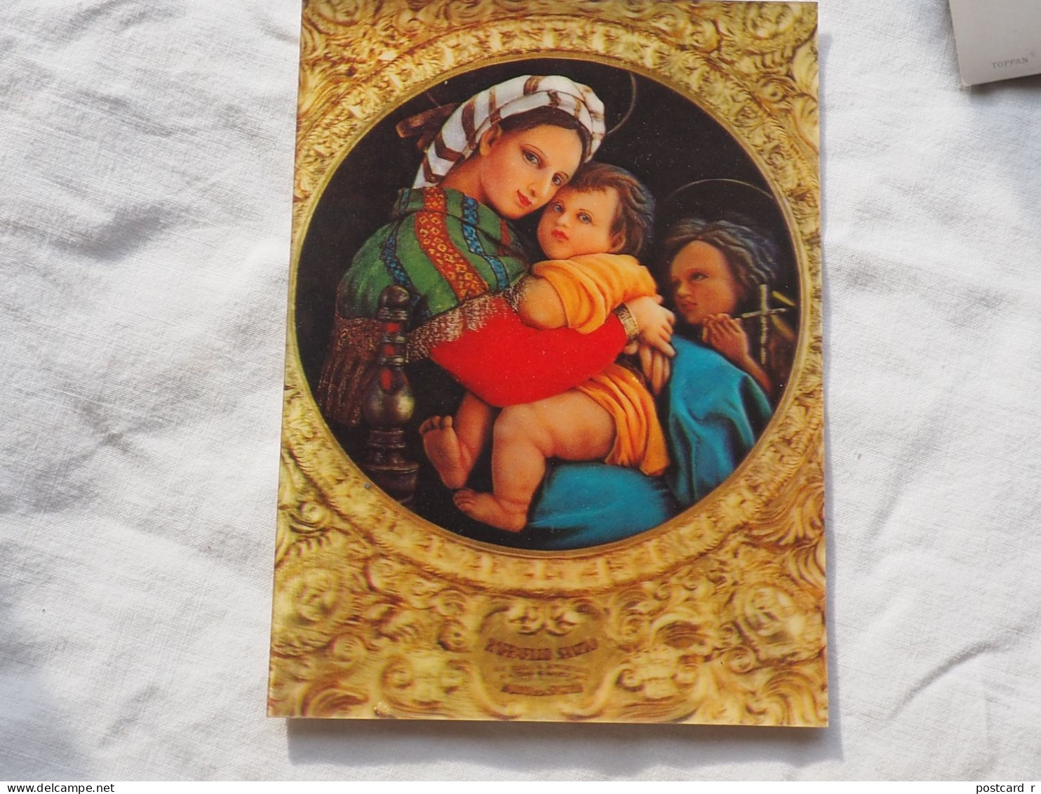 3d 3 D Lenticular Postcard Stereo Religion  Prayer TOPPAN  Japan  A 228 - Cartoline Stereoscopiche