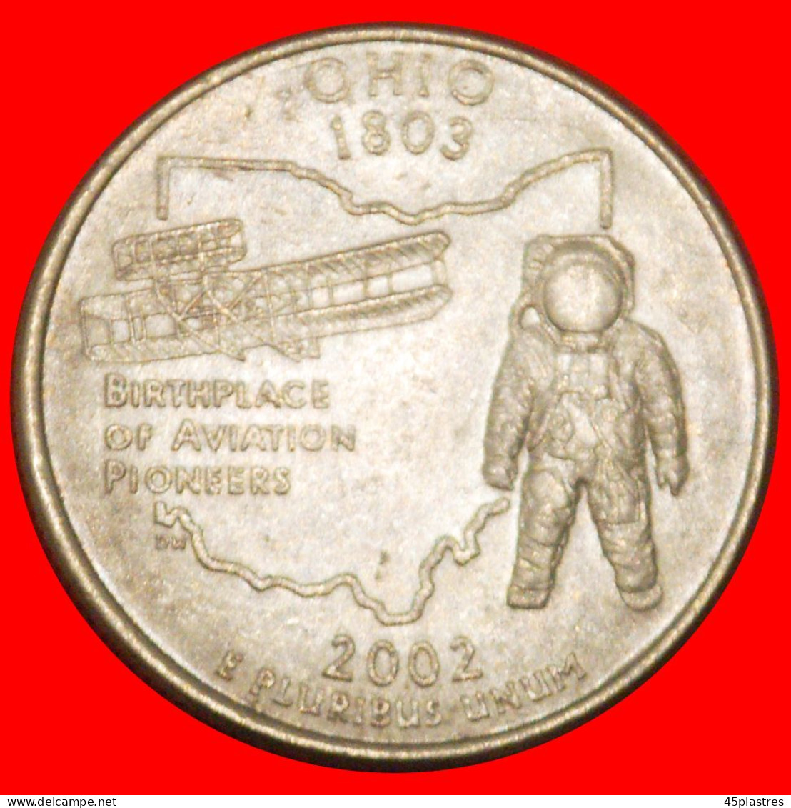 * SPACE-SUIT 1803: USA  1/4 DOLLAR 2002D! WASHINGTON (1789-1797)! · LOW START ·  NO RESERVE! - 1999-2009: State Quarters