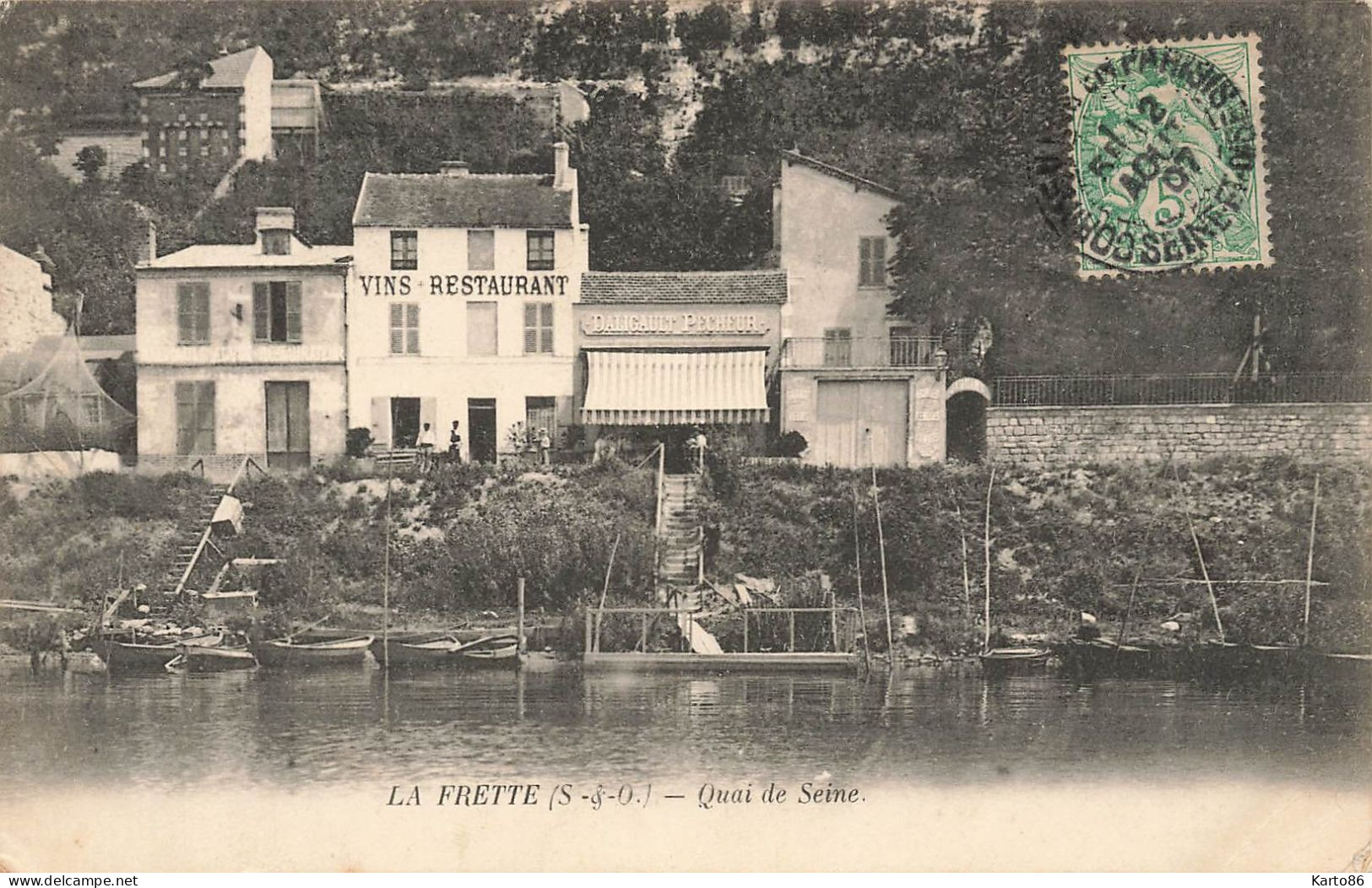 La Frette Sur Seine * Le Quai De Seine * Restaurant Vins DALIGAULT PECHEUR - La Frette-sur-Seine