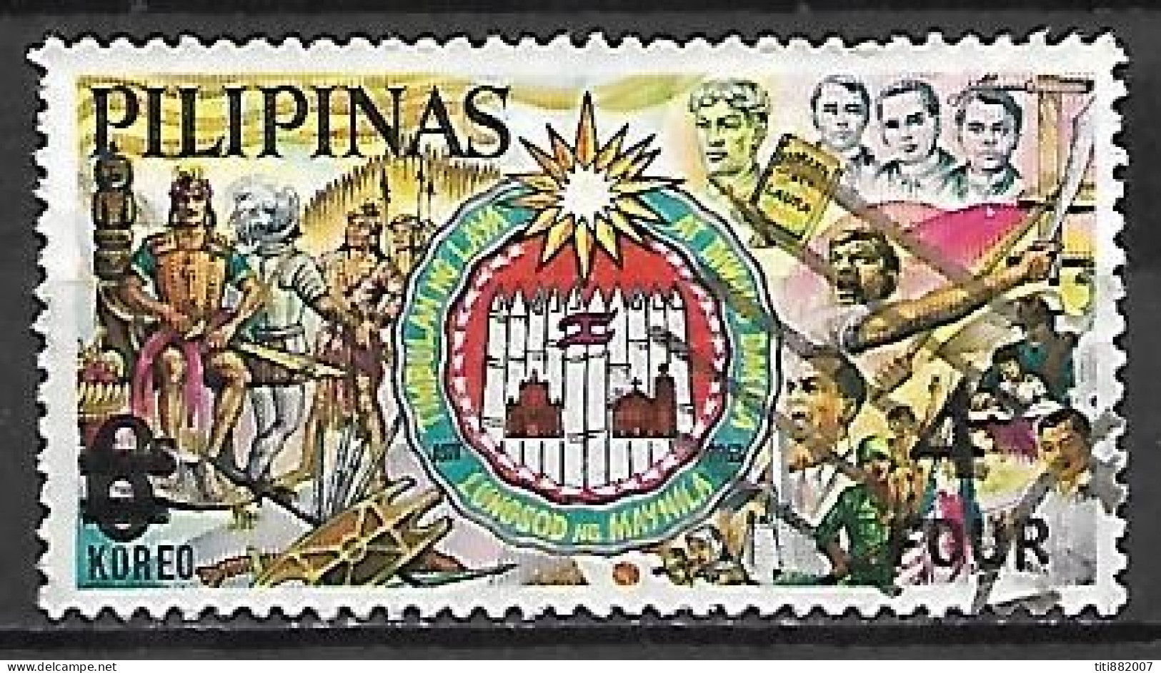 PHILIPPINES     -    INDIENS  /   MAYAS      -    Oblitéré - Indios Americanas