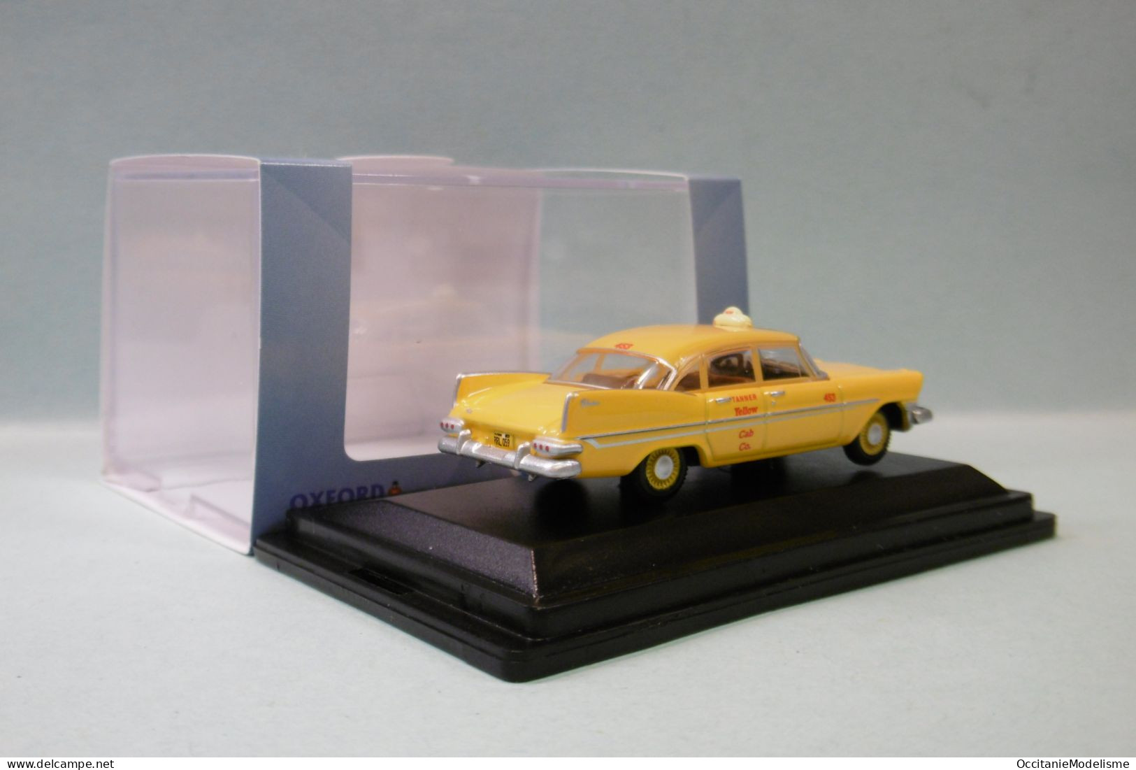 Oxford - PLYMOUTH BELVEDERE Sedan 1959 Taxi Voiture US Neuf HO 1/87 - Véhicules Routiers