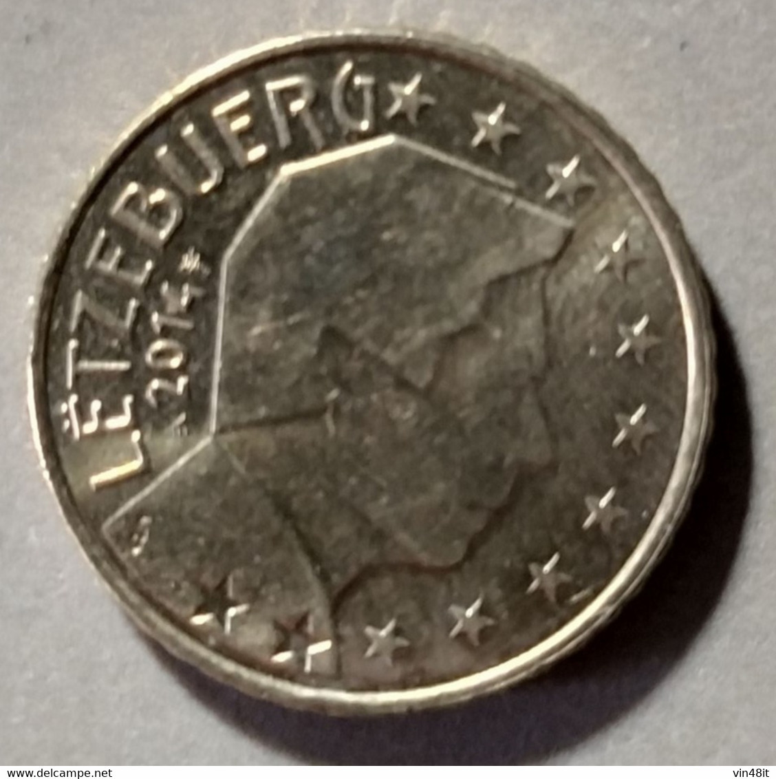 2014 -  LUSSEMBURGO  - MONETA IN EURO - DEL VALORE DI 50  CENTESIMI - USATA - Luxemburg