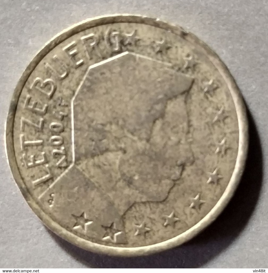 2004 -  LUSSEMBURGO  - MONETA IN EURO - DEL VALORE DI 50  CENTESIMI - USATA - Luxemburg