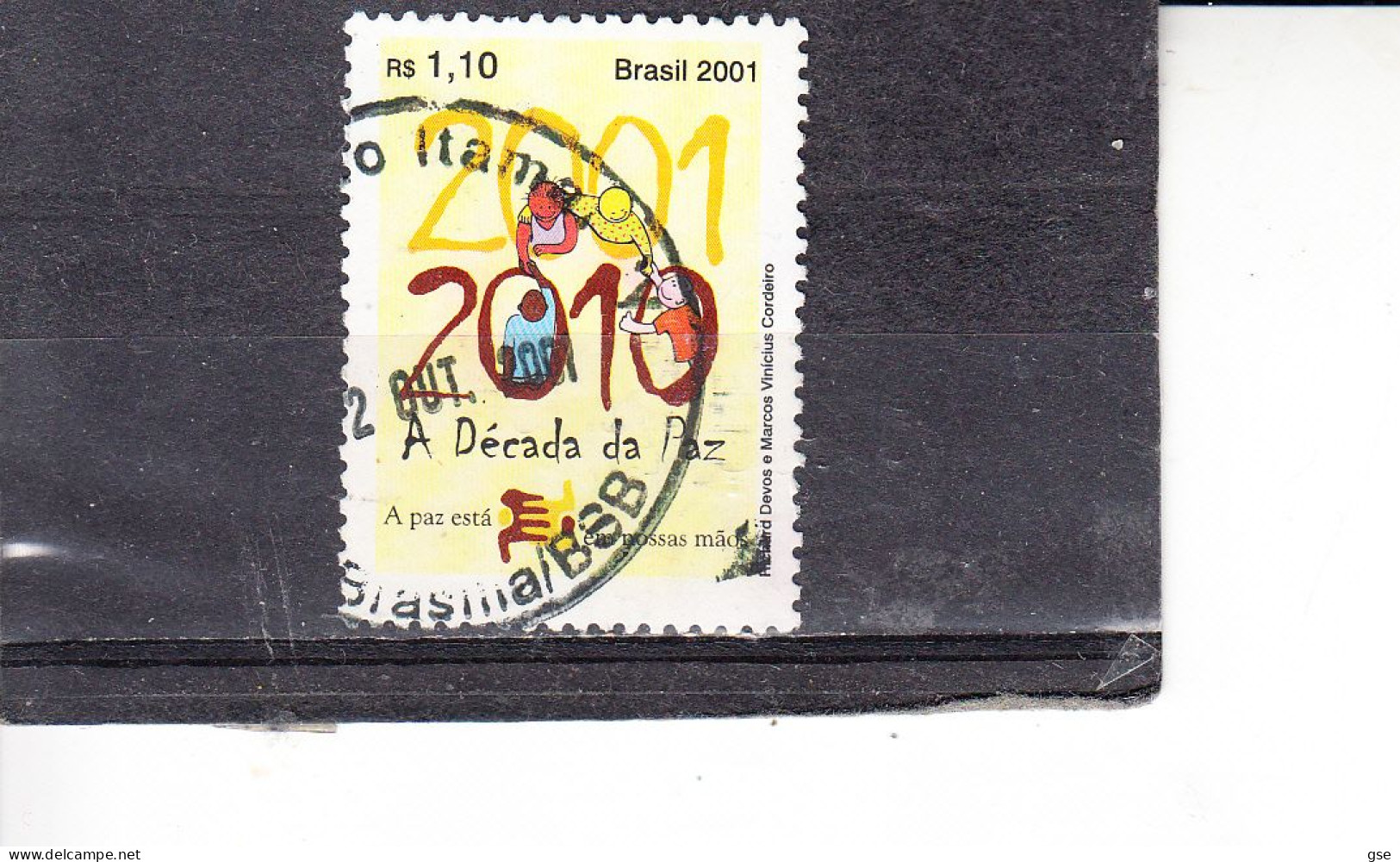 BRASILE  2001 - Yvert 2680° -Pace - Used Stamps