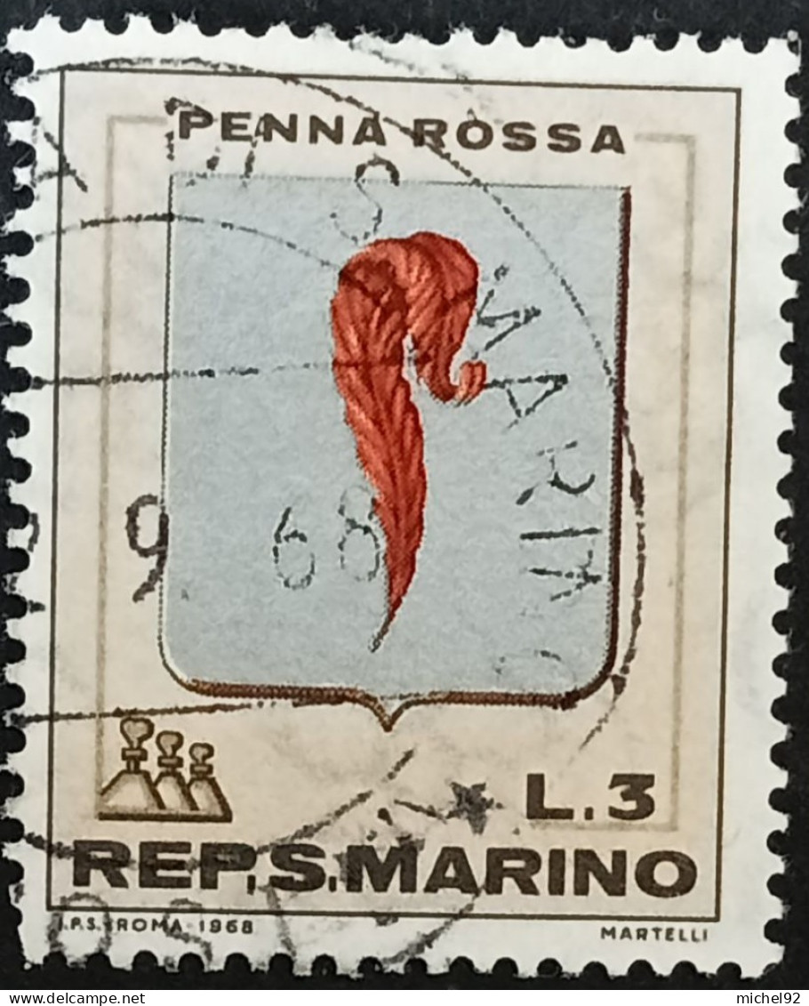 Saint-Marin 1968 - YT N°711 - Oblitéré - Used Stamps