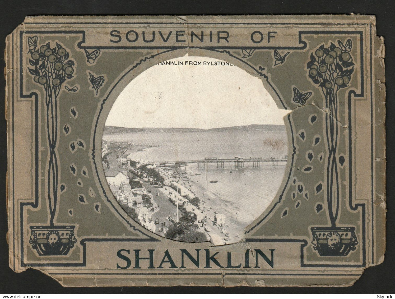 Isle Of Wight   .   1927   .   The Dainty View Card "Souvenir Of Shanklin" - Shanklin