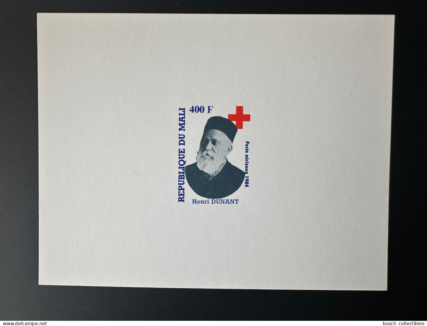 Mali 1984 Mi. 989 Epreuve De Luxe Proof Henri Henry Dunant Croix Rouge Red Cross Rotes Kreuz - Henry Dunant