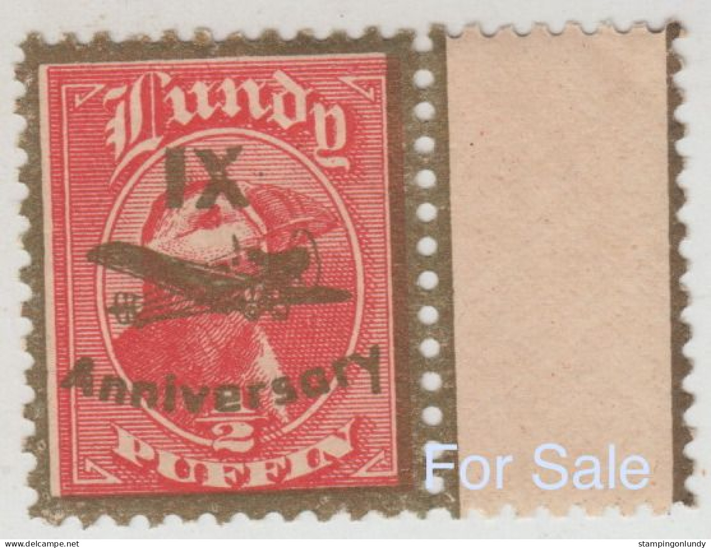 #23 Great Britain Lundy Island Puffin Stamps IX Anniversary Damaged X #47(g) 1/2p Retirment Sale Price Slashed! - Ortsausgaben