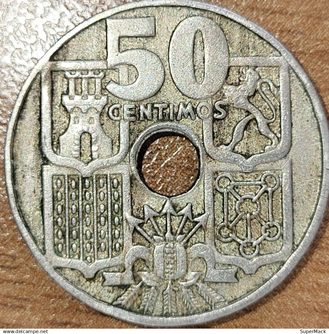 ESPAGNE 50 Centimos 1949  CAL#107 KM#777 SPL - Otros & Sin Clasificación