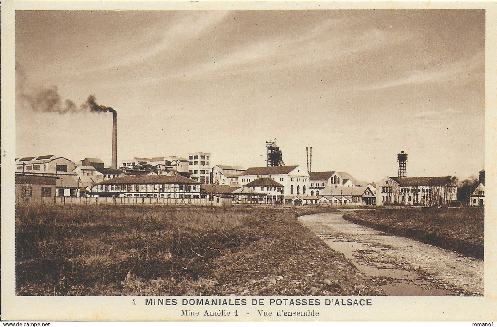 68)  WITTENHEIM - Mines Domaniales De Potasses D' Alsace - Mine Amélie 1 Vue D'ensemble - Wittenheim