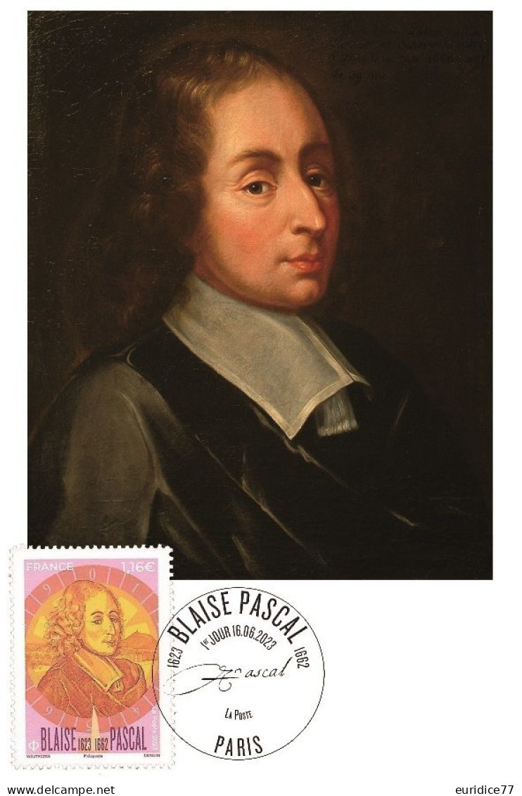 France 2023 - Blaise Pascal Carte Maximum - 2020-…