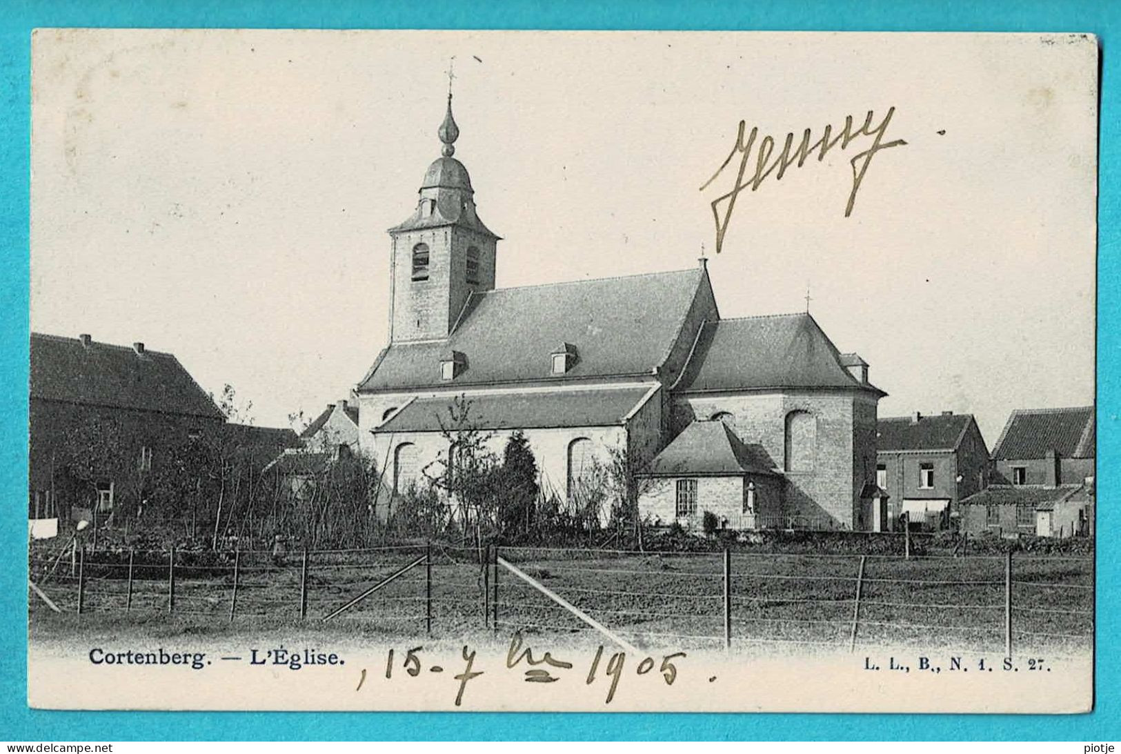 * Kortenberg - Cortenberg (Vlaams Brabant) * (L.L., B., N. 1 S. 27) L'église, Kerk, Church, Kirche, Unique, TOP, Rare - Kortenberg