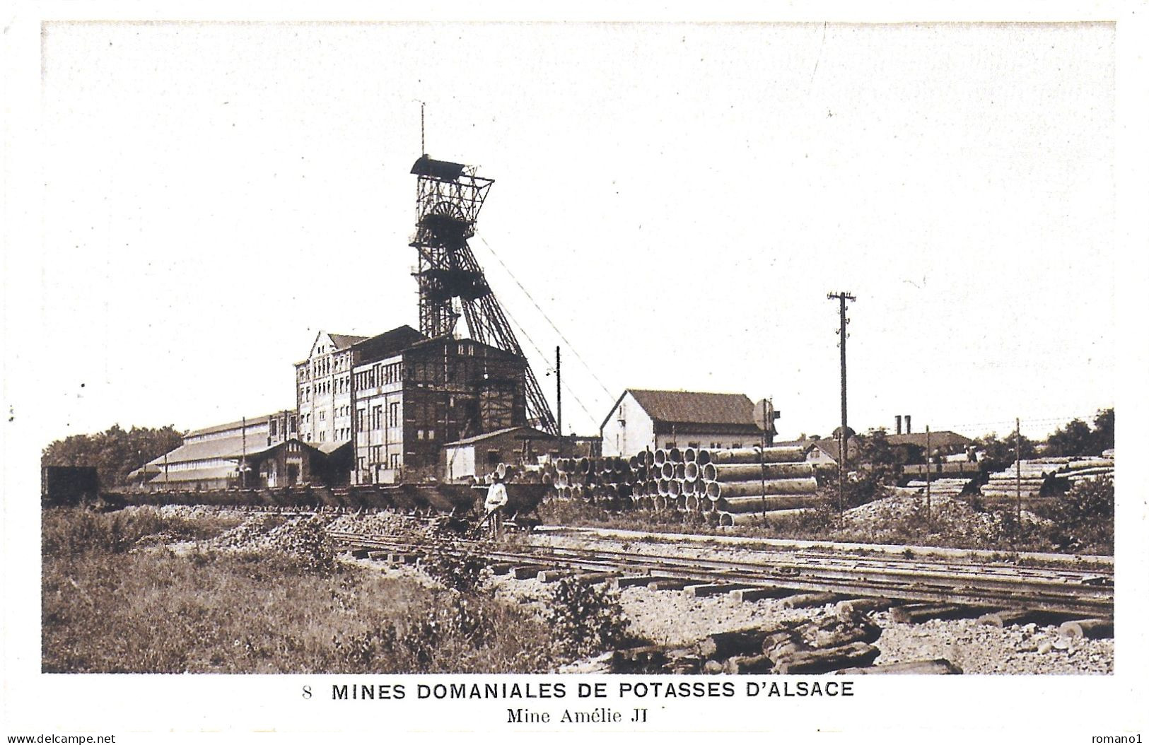 68)  WITTENHEIM - Mines Domaniales De Potasses D' Alsace - Mine Amélie II - Wittenheim