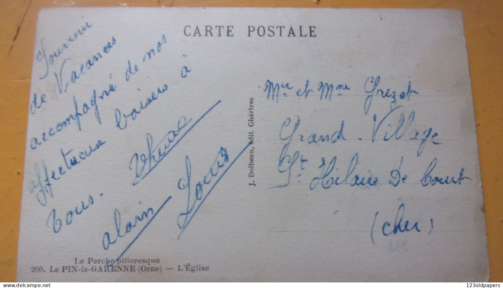 61 LE PIN LA GARENNE EDIT DOLBEAU VOYAGEE 1952 - Other & Unclassified