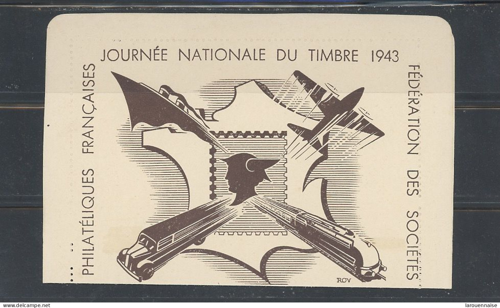 FRANCE -  81 - CASTRE / AGOUT -JOURNÉE DU TIMBRE N°511 + N° 512 / CARTE LETTRE -10 OCT -1943 - ....-1949