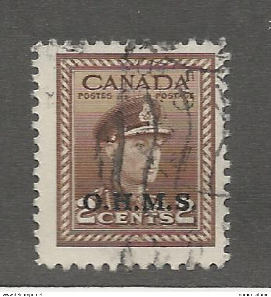 25658) Canada OHMS 1949 - Surchargés