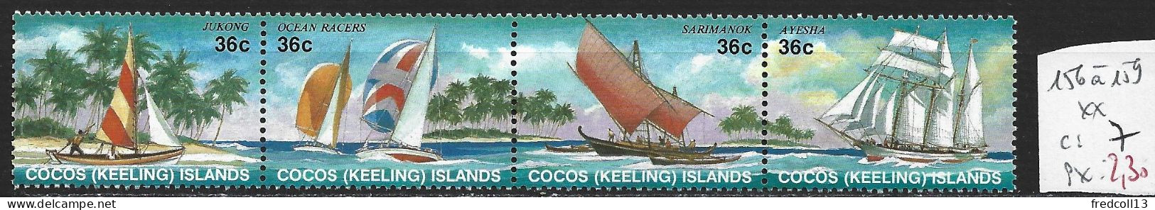 COCOS 156 à 59 ** Côte 7 € - Cocos (Keeling) Islands