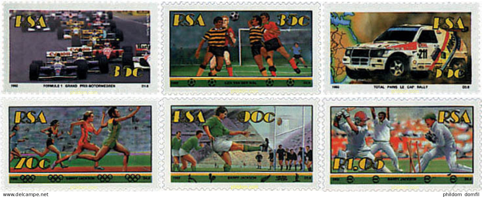 44973 MNH SUDAFRICA 1992 DEPORTES - Neufs