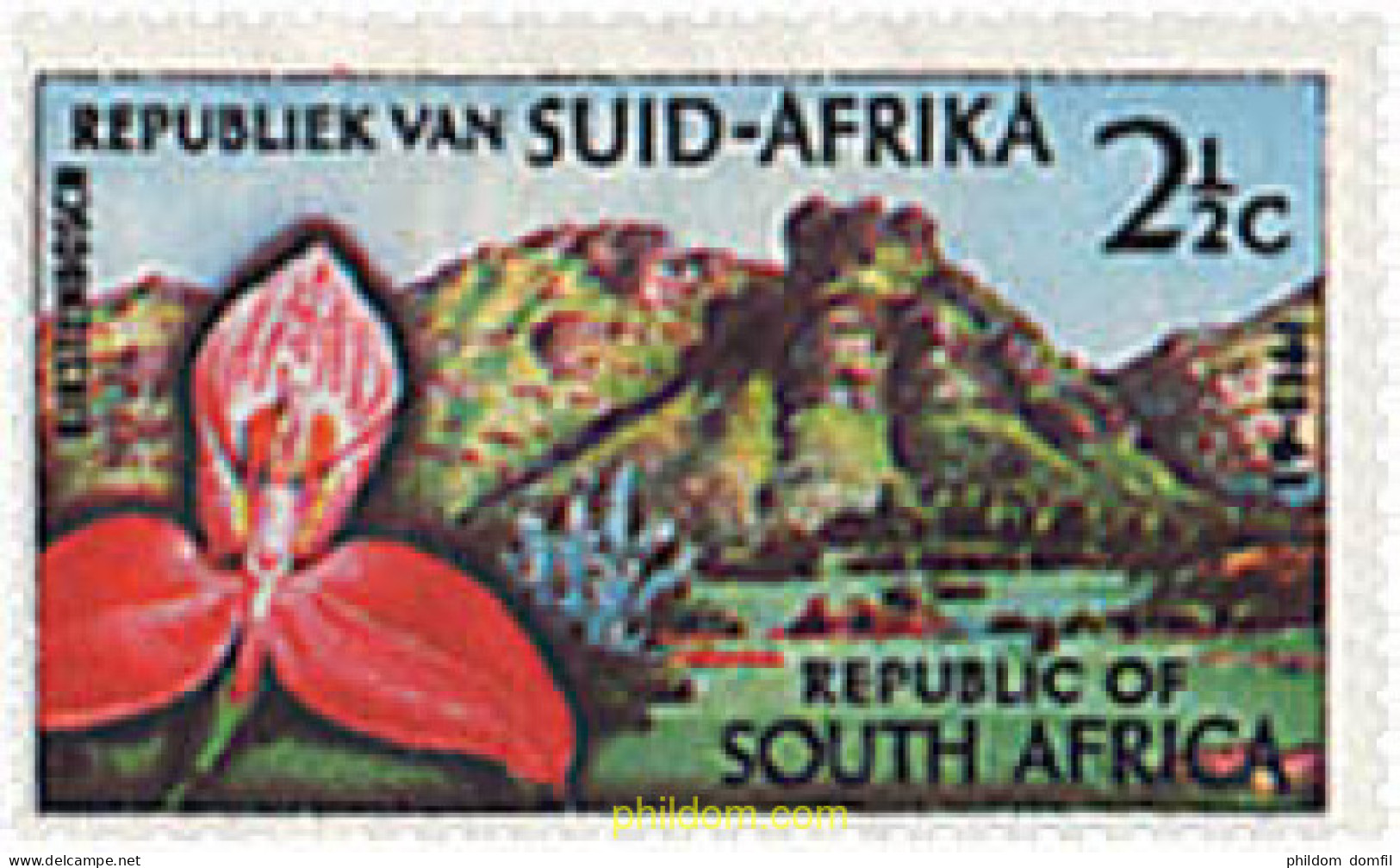 78695 MNH SUDAFRICA 1963 50 ANIVERSARIO DEL JARDIN BOTANICO DE KIRSTENBOSCH - Unused Stamps