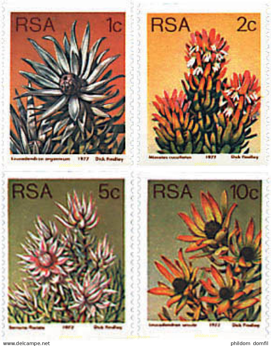 78840 MNH SUDAFRICA 1977 FLORES - Nuovi