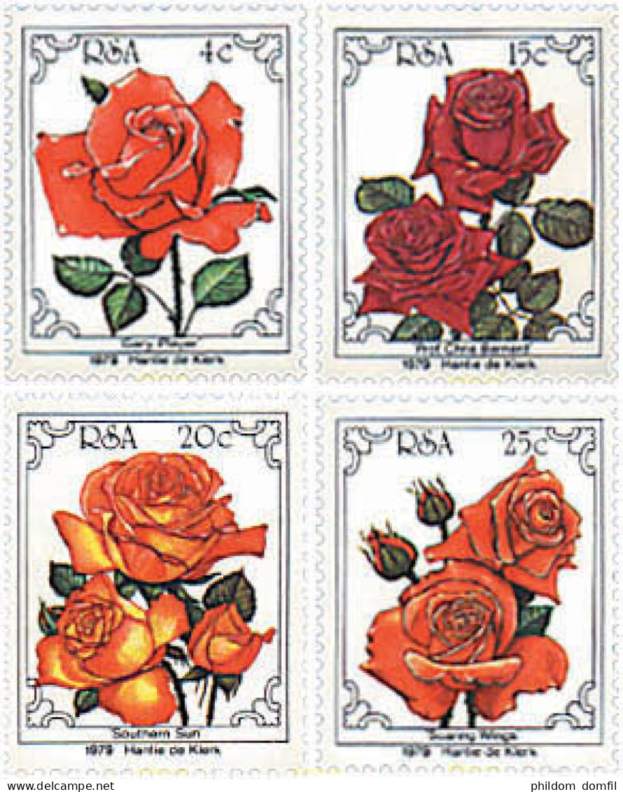 78697 MNH SUDAFRICA 1979 4 CONGRESO DE LA SOCIEDAD DE LA ROSA - Nuovi