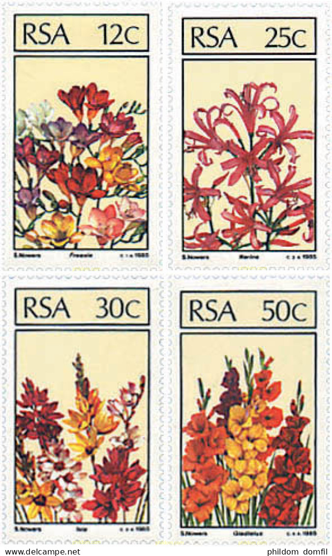 78701 MNH SUDAFRICA 1985 FLORES - Nuovi